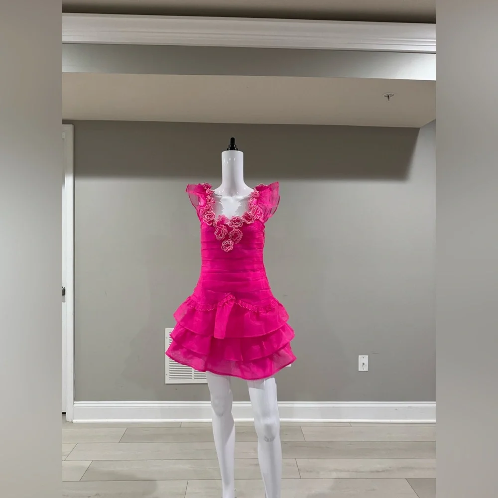 $395 LoveShackFancy
Women's Pink Chaya Dress size S - Picture 6 of 11